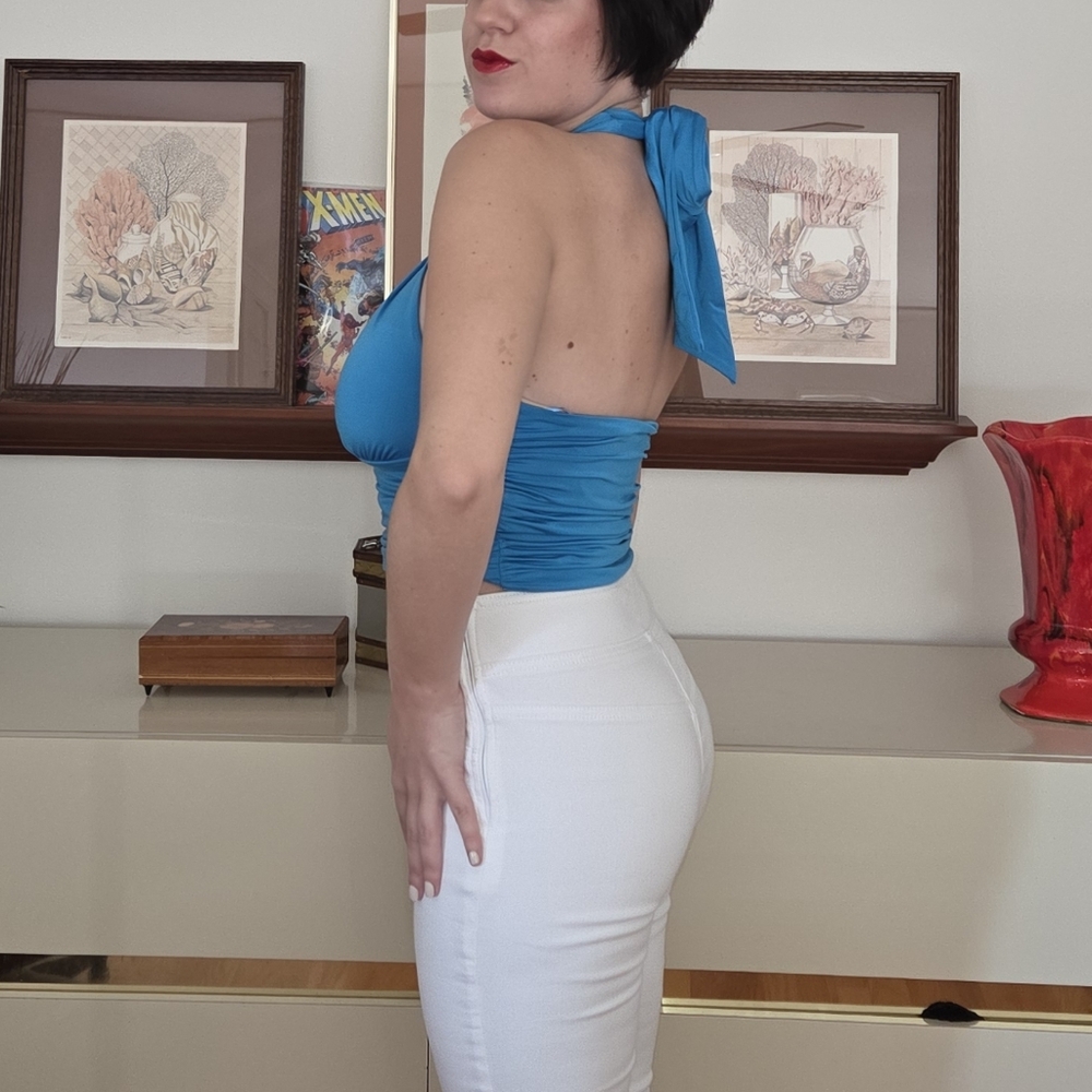 NWT Convertible Sexy Halterneck Top - Picture 3 of 9